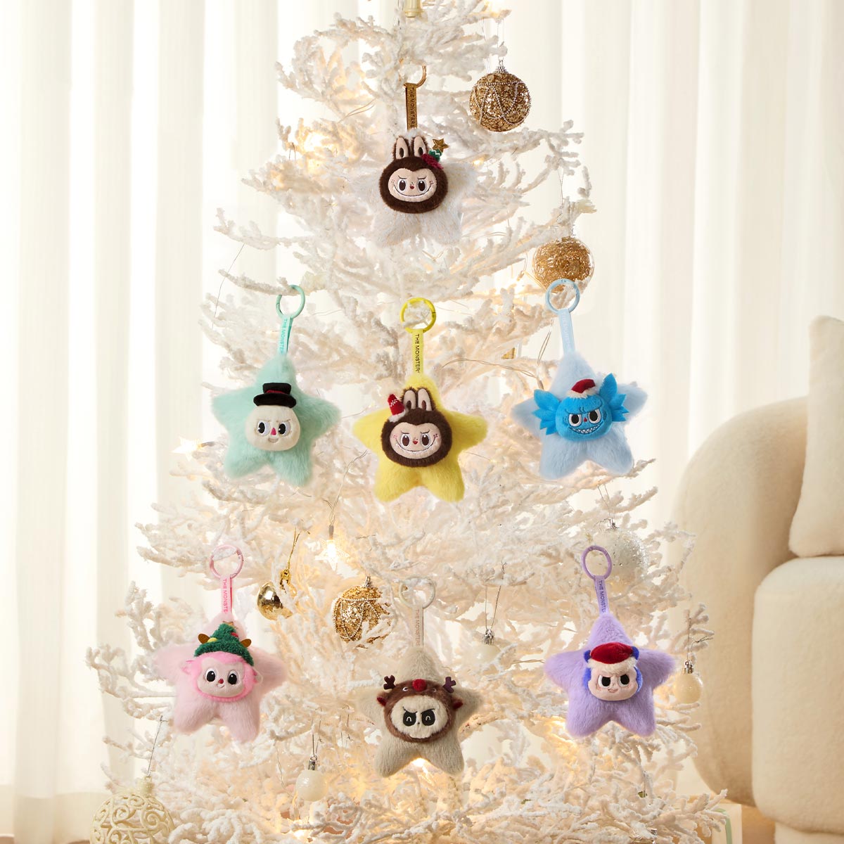 THE MONSTERS LABUBU Classic Series-Sparkly Plush Pendant Blind Box - Hello Kids Baby Store