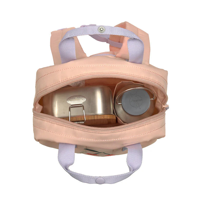 Lassig - Happy Fruits - Mini Square Backpack - Light Khaki - Hello Kids Baby Store