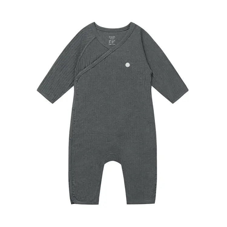 2025 Bamboo Basics Long Sleeve Romper - Hello Kids Baby Store