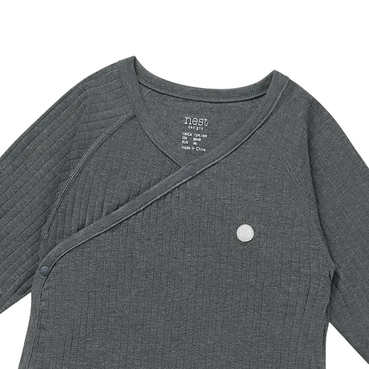 2025 Bamboo Basics Long Sleeve Romper - Hello Kids Baby Store