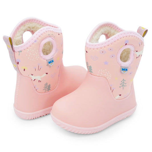 Kids Lite Waterproof Boots | Pink Forest - Hello Kids Baby Store