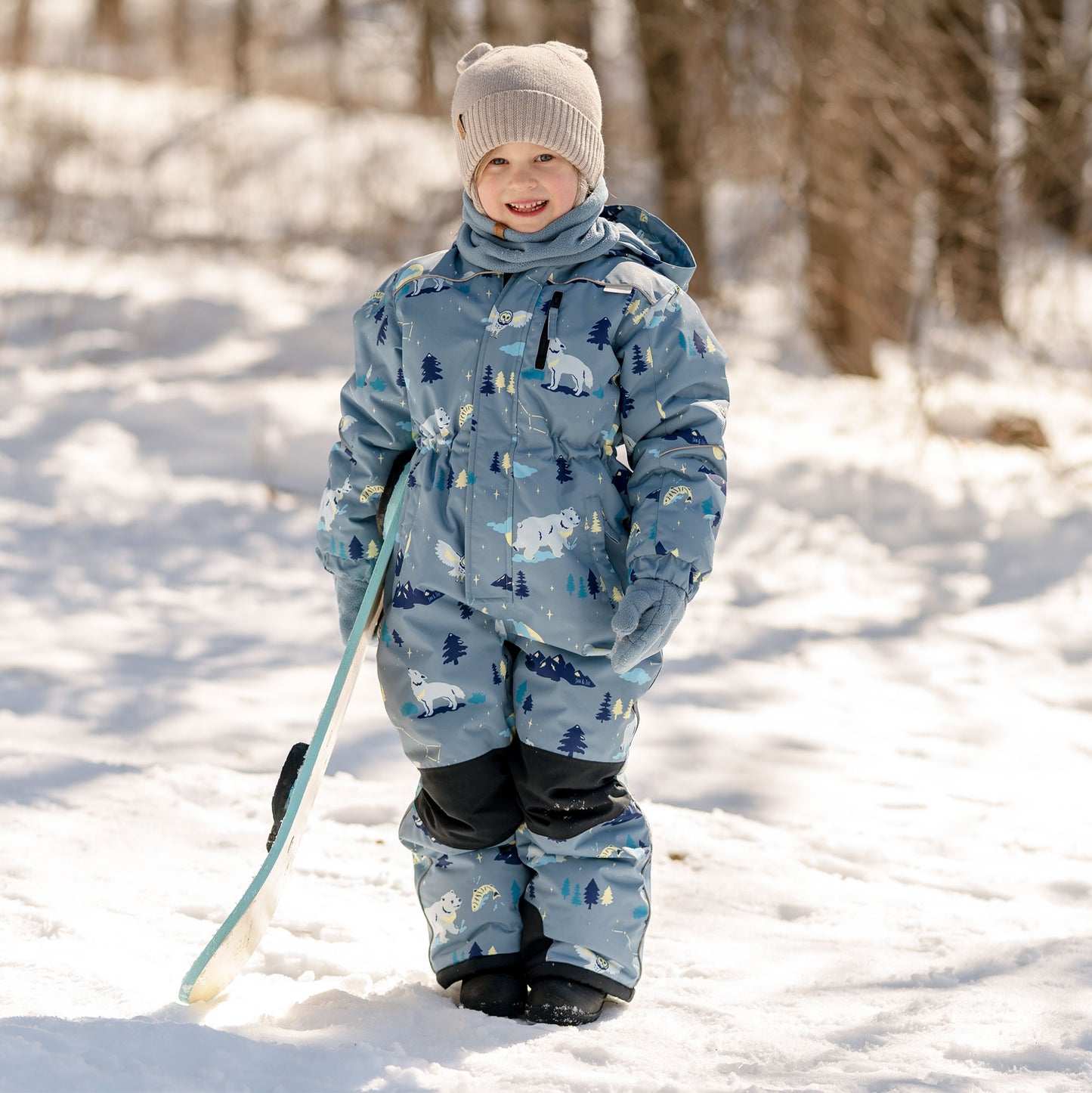 Kids Waterproof Snowsuit | Wolf and Bear - Hello Kids Baby Store