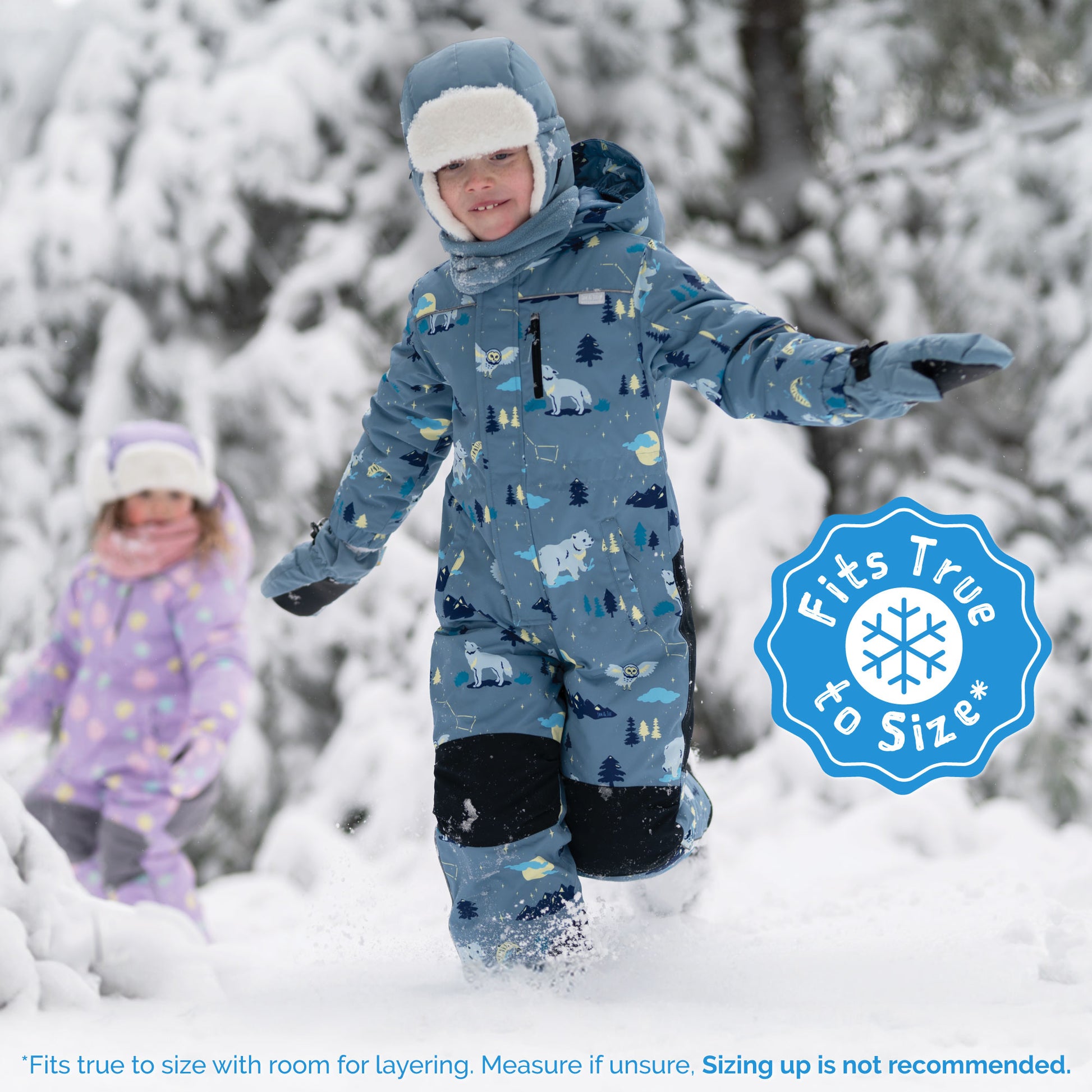 Kids Waterproof Snowsuit | Macarons - Hello Kids Baby Store