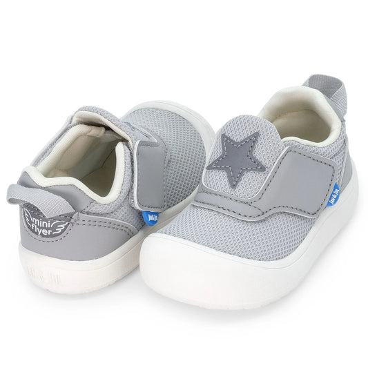 Mini-Flyer Toddler Sneakers | Silver Star - Hello Kids Baby Store