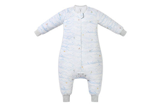 NDSS Long Sleeve Footed Sleep Bag 0.6 TOG (Bamboo Pima)