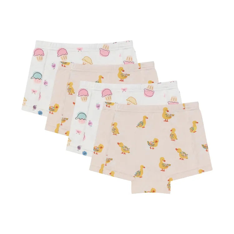 Bamboo Jersey Girls Underwear (4-Pack)