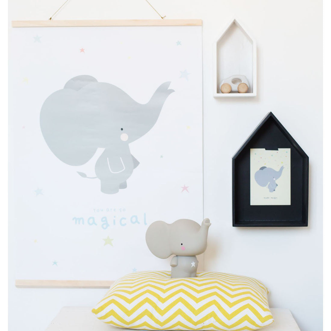 A Little Lovely Company Money Box Grey Elephant - Hello Kids Baby Store