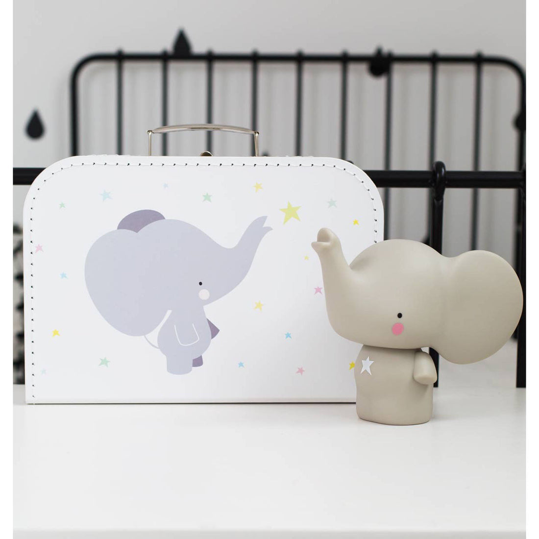 A Little Lovely Company Money Box Grey Elephant - Hello Kids Baby Store