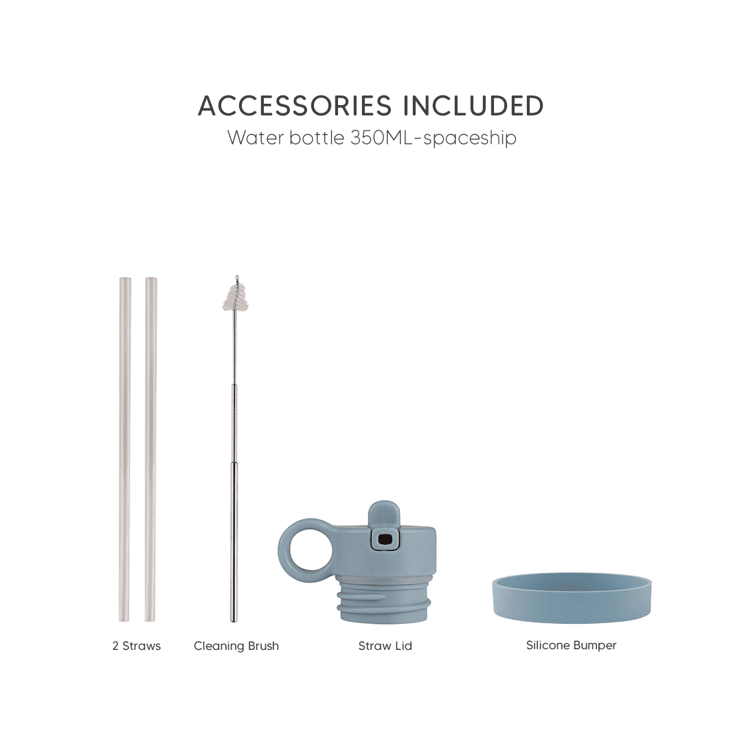 Water Bottle - 350ml - Spaceship - Hello Kids Baby Store