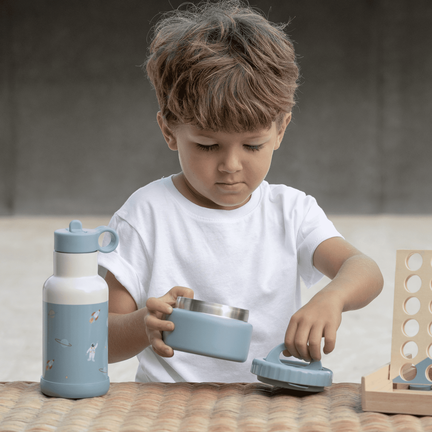 Water Bottle - 350ml - Spaceship - Hello Kids Baby Store