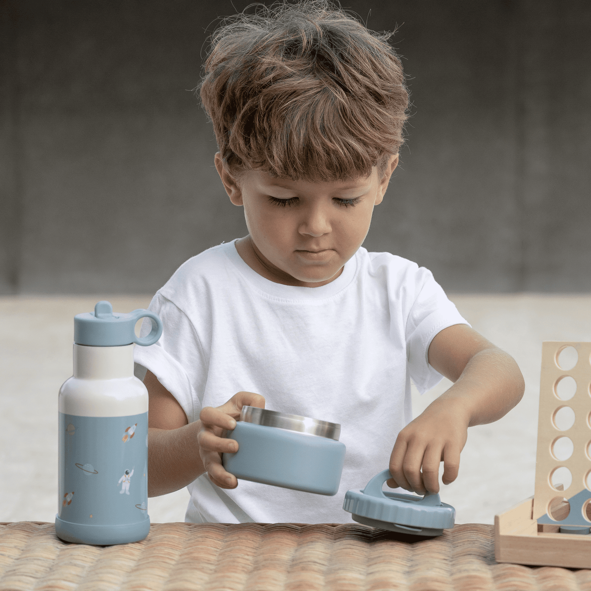 Water Bottle - 350ml - Spaceship - Hello Kids Baby Store