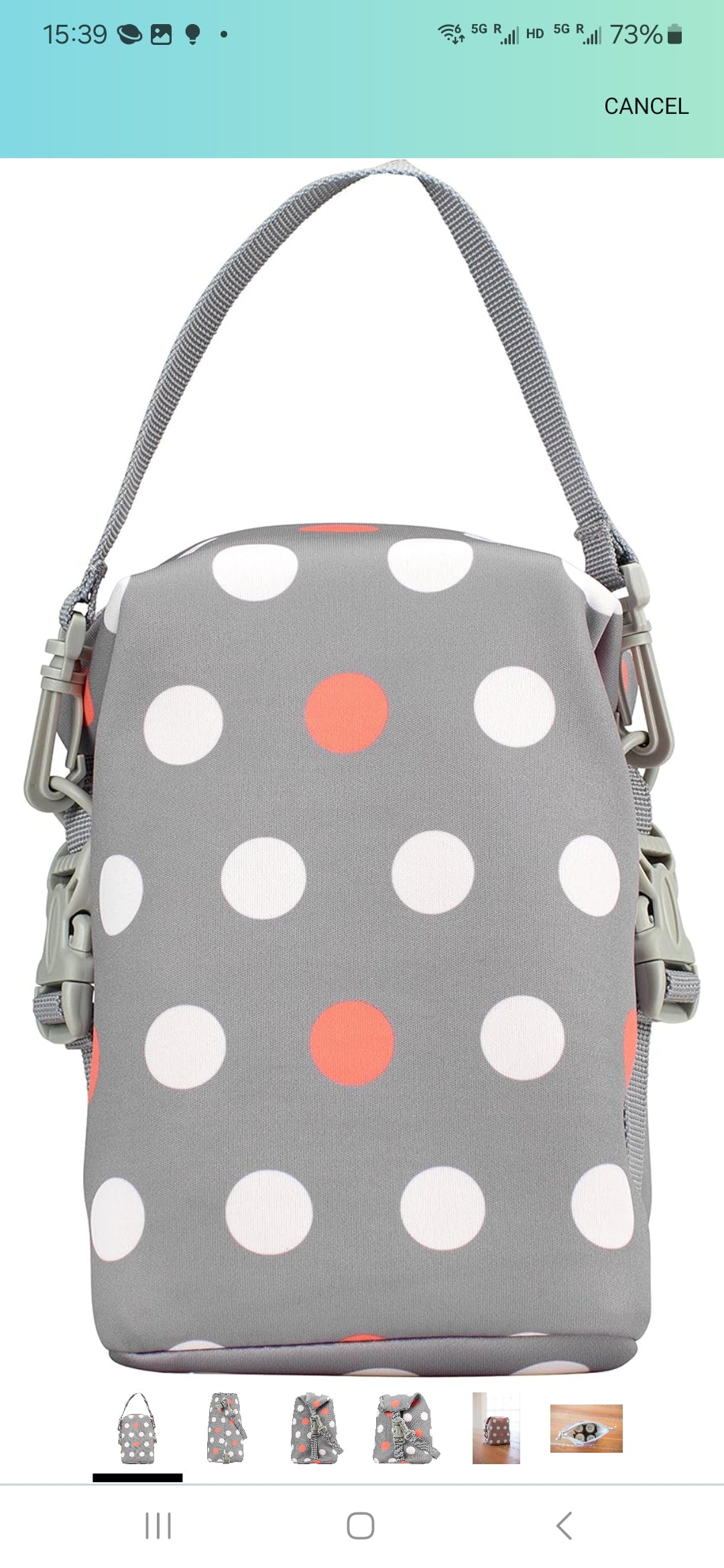 Convertible Bottle Tote, Polka Dot - Hello Kids Baby Store
