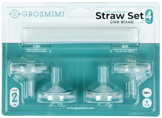 Replacement Straw Kit Stage 2 (4 Sets) - Hello Kids Baby Store