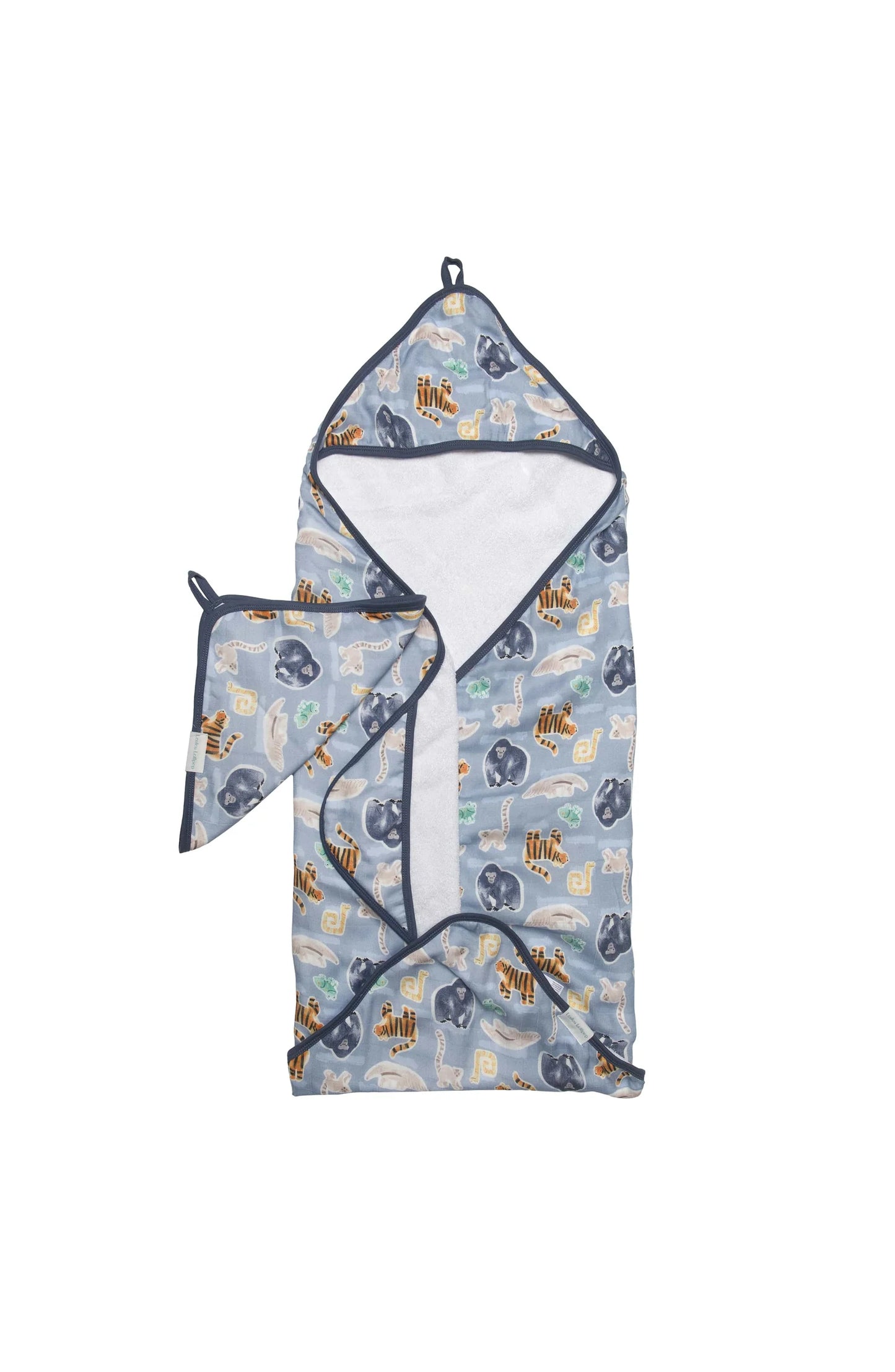 Hooded Towel Set-Jungle Friends - Hello Kids Baby Store