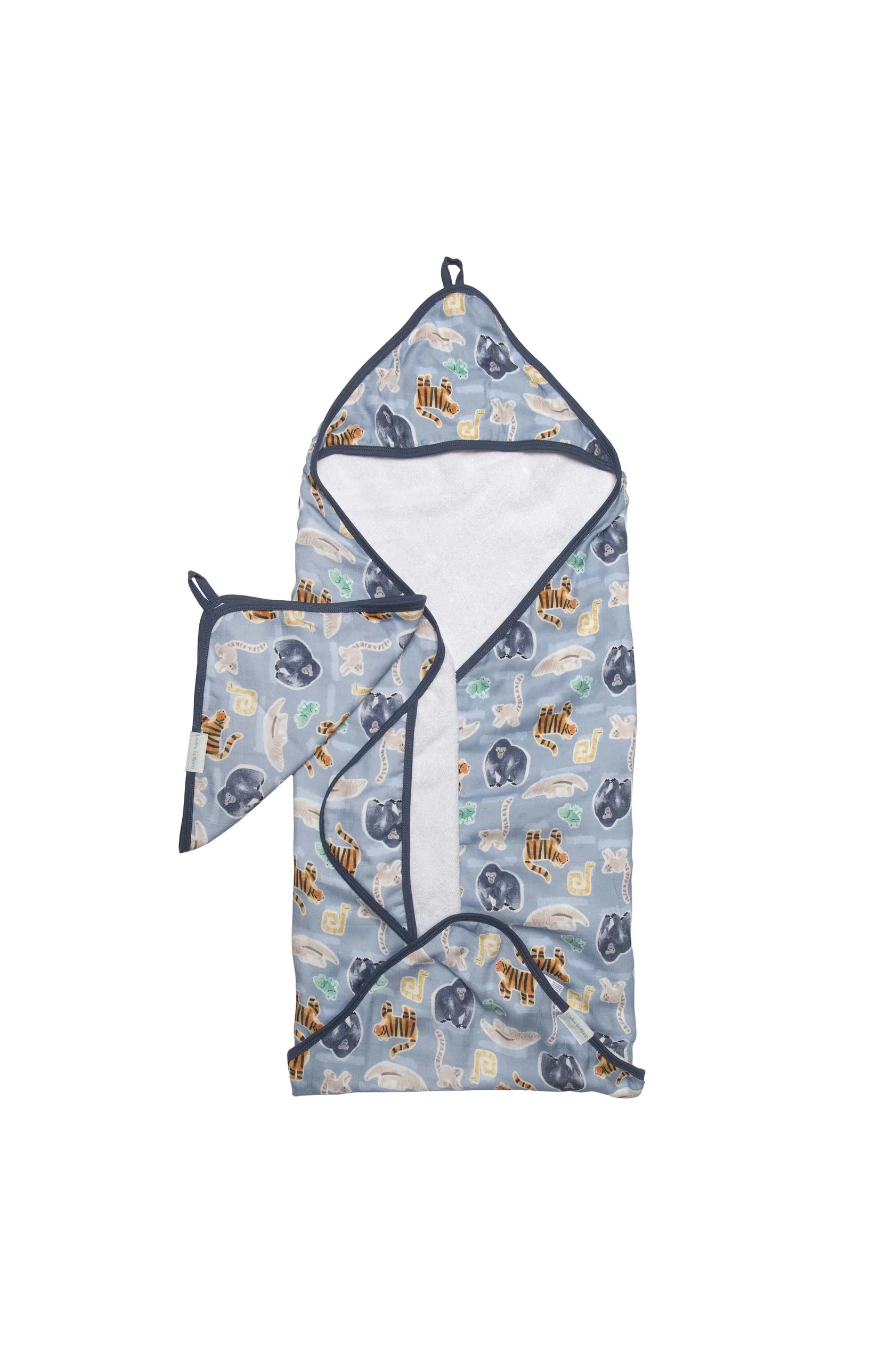 Hooded Towel Set-Jungle Friends - Hello Kids Baby Store