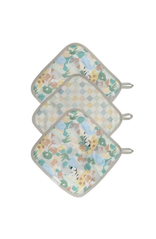 Washcloth 3-pieces Set - Hello Kids Baby Store