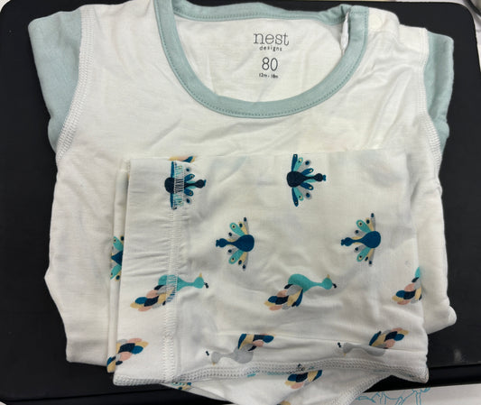 Nest designs long sleeve Pj set Bamboo(open box)New - Hello Kids Baby Store