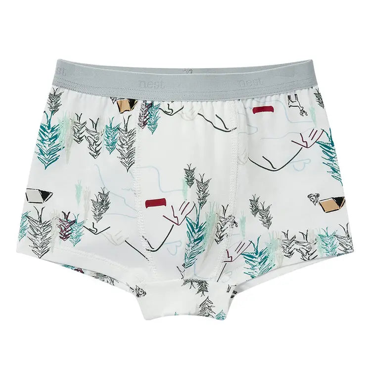 Boys Boxer Briefs Underwear (Bamboo, 2 Pack) - Hello Kids Baby Store