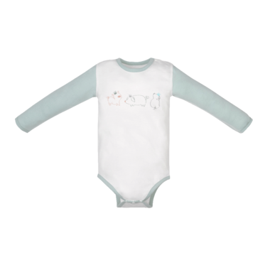 Nest Designs Organic Cotton Long Sleeve Onesie Royal Pig - Hello Kids Baby Store