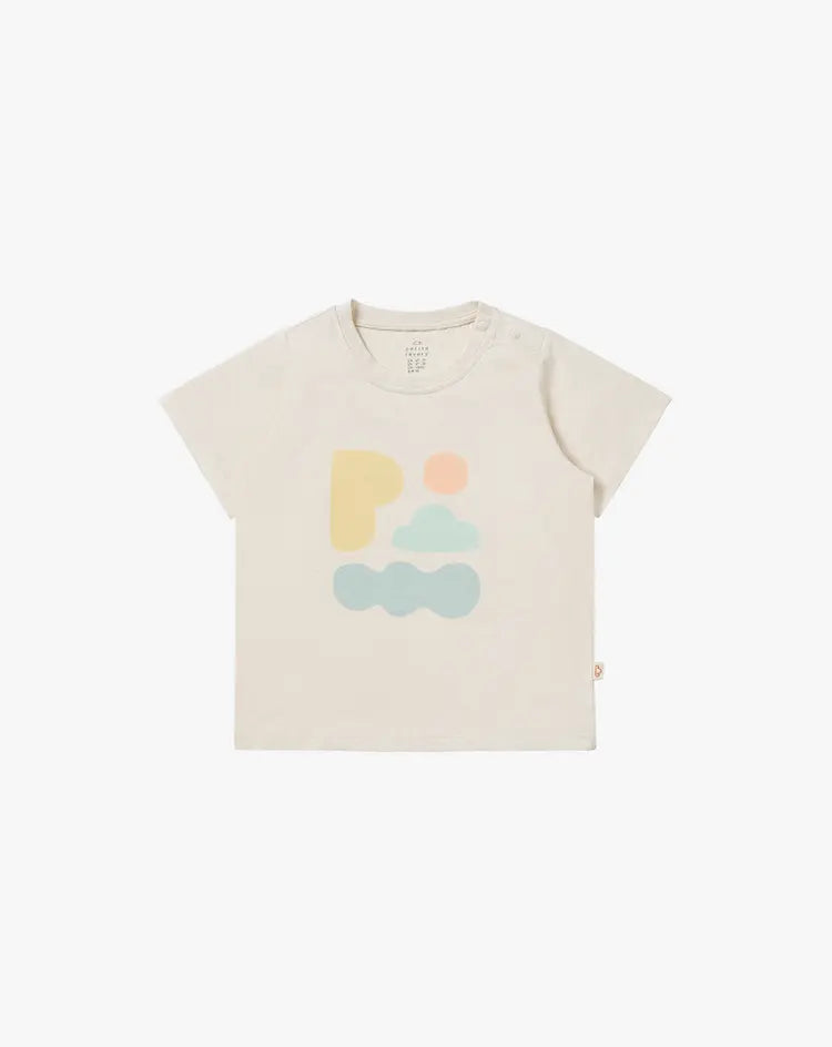 Cotton Short Sleeve Tee-Jet Stream - Hello Kids Baby Store