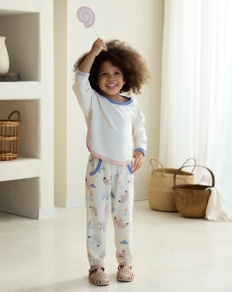 French Terry Sweatshirt-Jet Stream - Hello Kids Baby Store