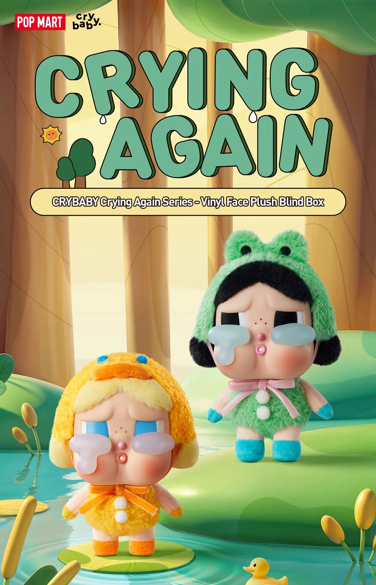 CRYBABY Crying Again Series-Vinyl Face Plush Blind Box - Hello Kids Baby Store