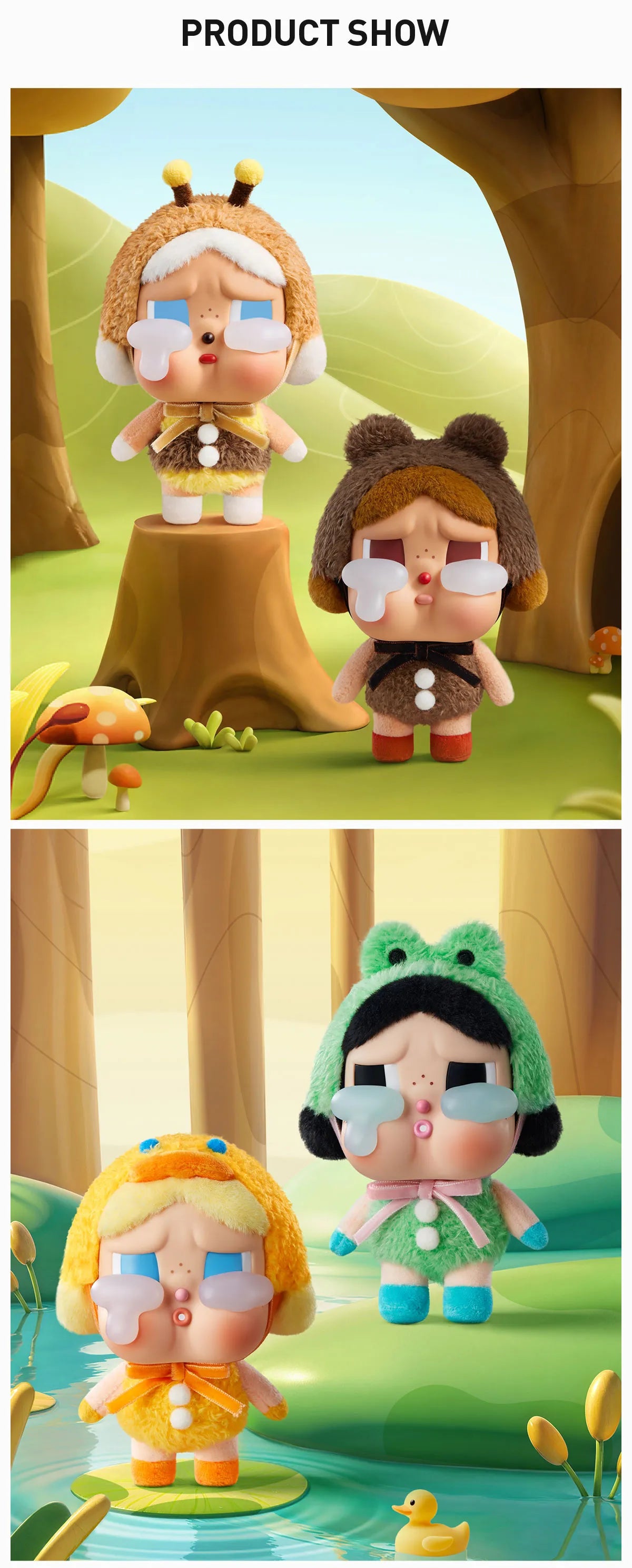 CRYBABY Crying Again Series-Vinyl Face Plush Blind Box - Hello Kids Baby Store