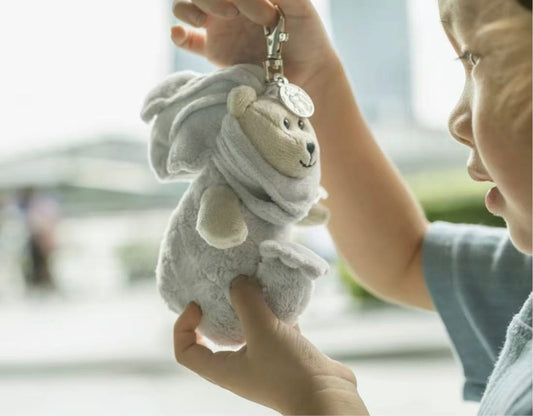 Starbucks Merlion Bearista Plush Keychain - Hello Kids Baby Store