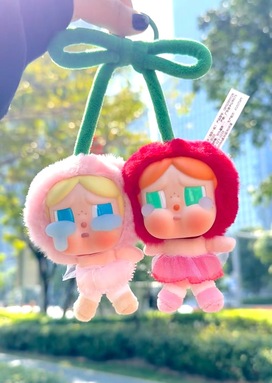 CRYBABY Crying For Love Series-Vinyl Plush Hanging Card (Love You Cherry Much) - Hello Kids Baby Store