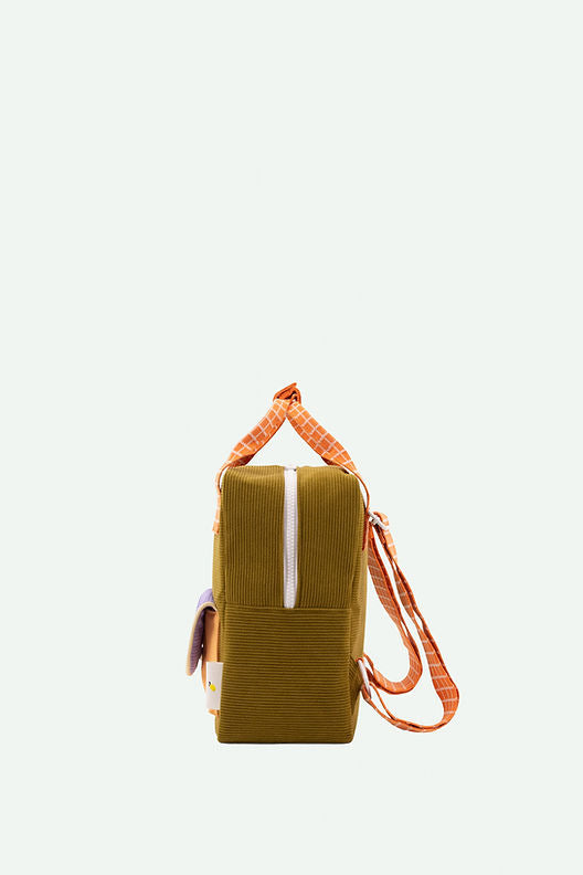 backpack small | farmhouse | corduroy | soil green - Hello Kids Baby Store