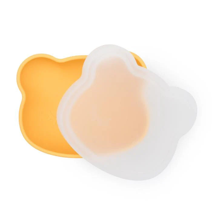 We Might Be Tiny Bear Stickie Bowl With - Lid Yellow - Hello Kids Baby Store