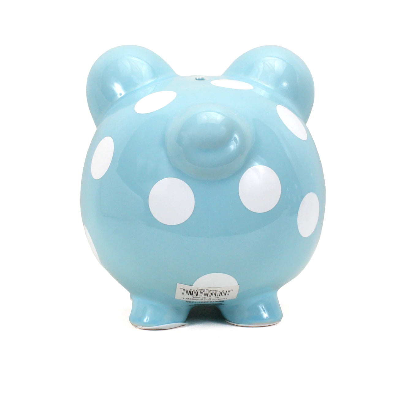 Polka Dot Piggy Bank Blue - Hello Kids Baby Store