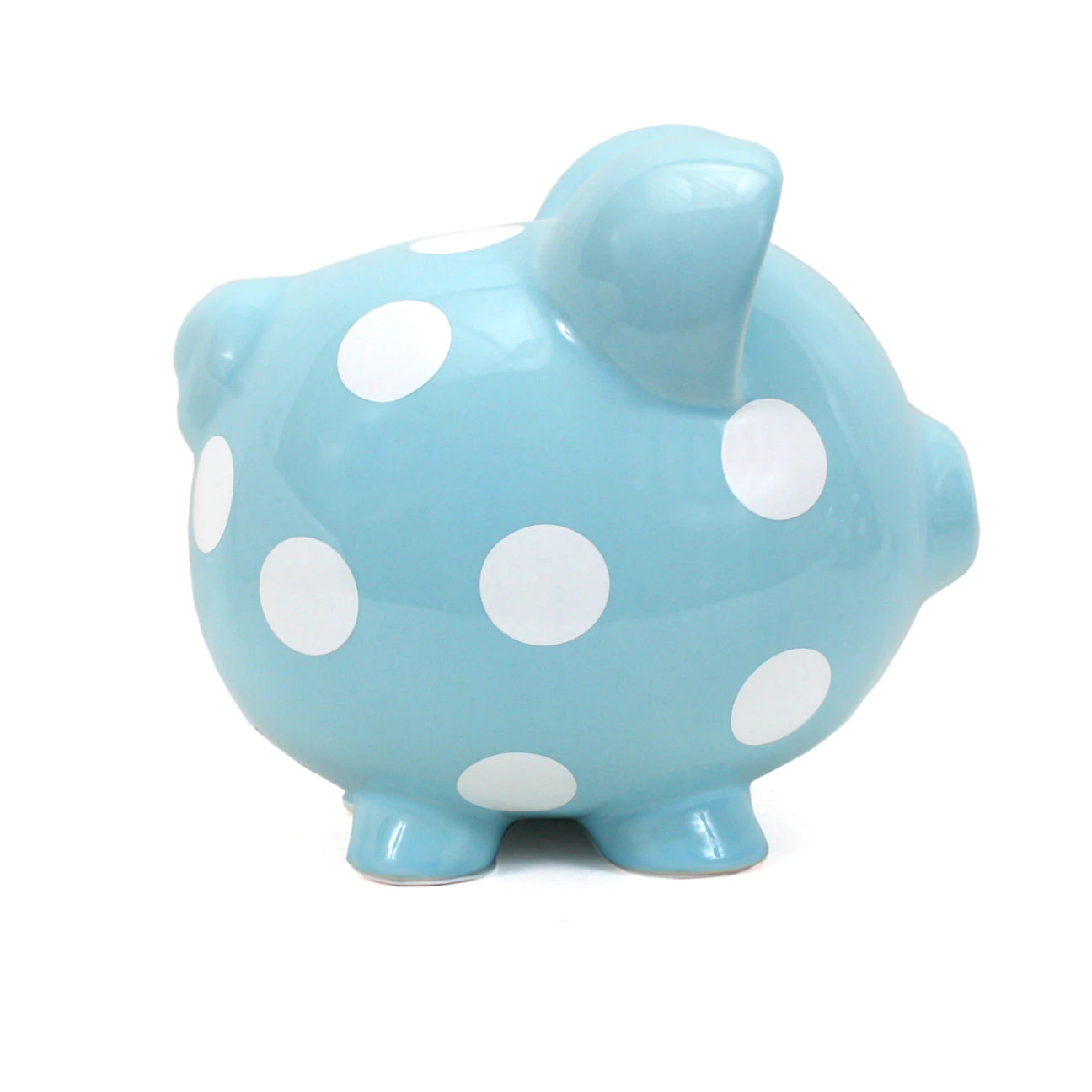 Polka Dot Piggy Bank Blue - Hello Kids Baby Store