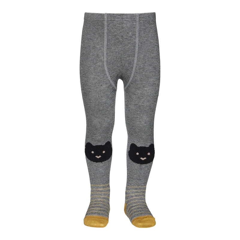 3813/230 Cat Embroidery Stripted Cotton-Wool Tights - Hello Kids Baby Store