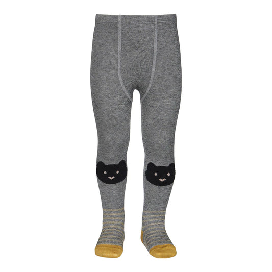 3813/230 Cat Embroidery Stripted Cotton-Wool Tights - Hello Kids Baby Store