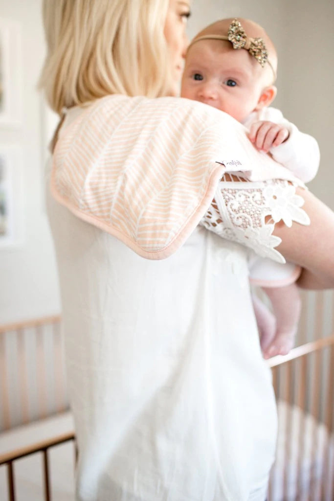 Copper Pearl  Burp Cloths-Blush - Hello Kids Baby Store