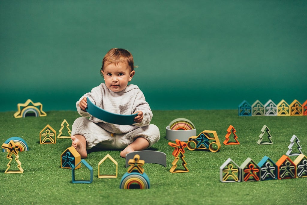 Dëna - NATURE - Rainbow 12 Pieces large - Hello Kids Baby Store