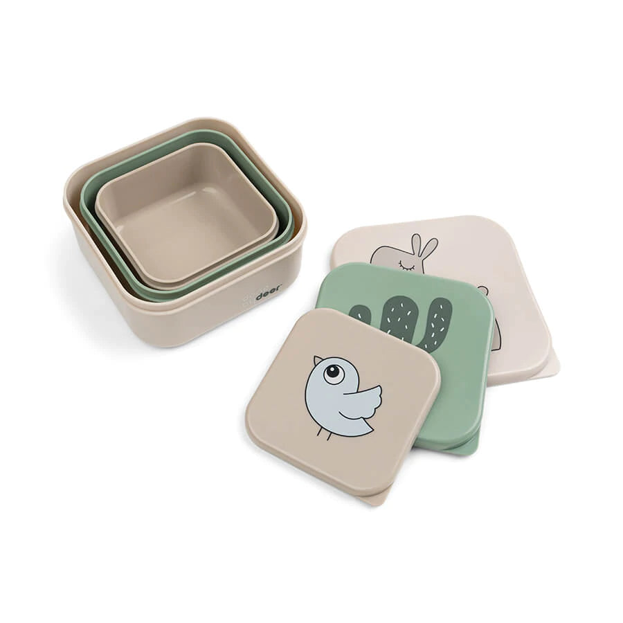 Done by Deer - Snack box set 3 pcs Lalee Sand mix - Hello Kids Baby Store