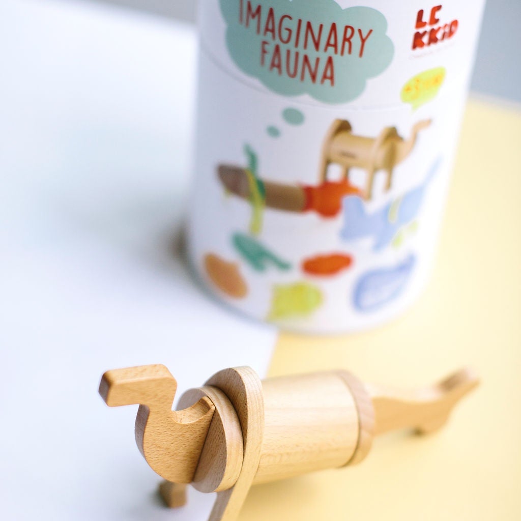 Lekkid - Imaginary Fauna Cilinder 22 piece set - Hello Kids Baby Store