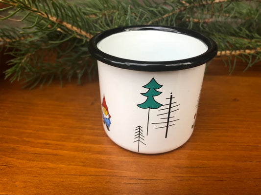12oz Gnome enamel mug - Hello Kids Baby Store