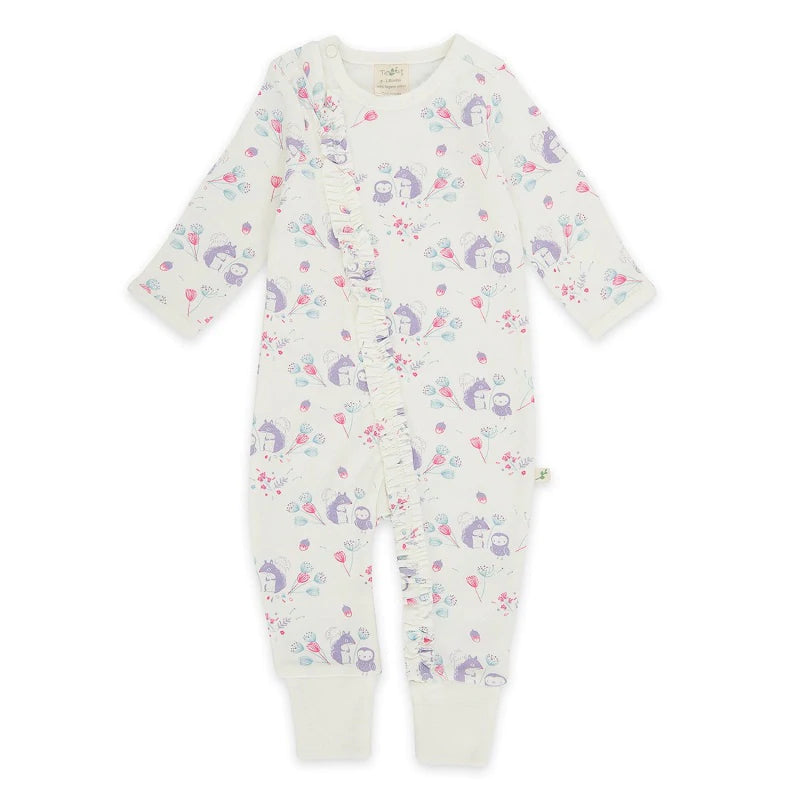 tiny twig organic Long sleeve zipsuit- Into the woods - Hello Kids Baby Store