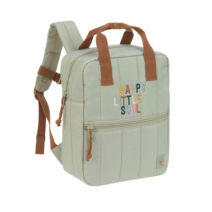 Lassig - Happy Fruits - Mini Square Backpack - Light Khaki - Hello Kids Baby Store