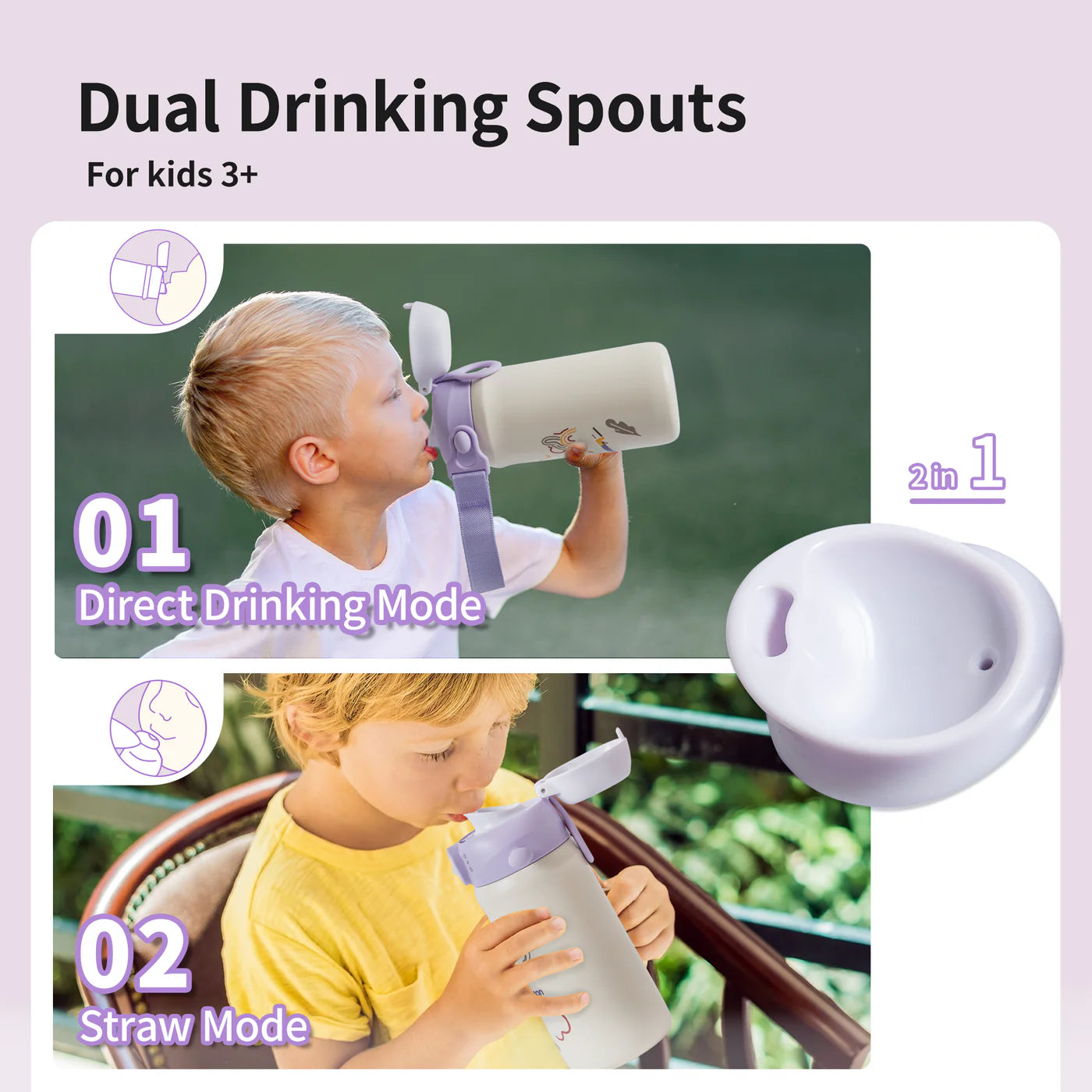 Pigeon Kids' Stainless Steel Insulated Cup – 17 oz / 500ml