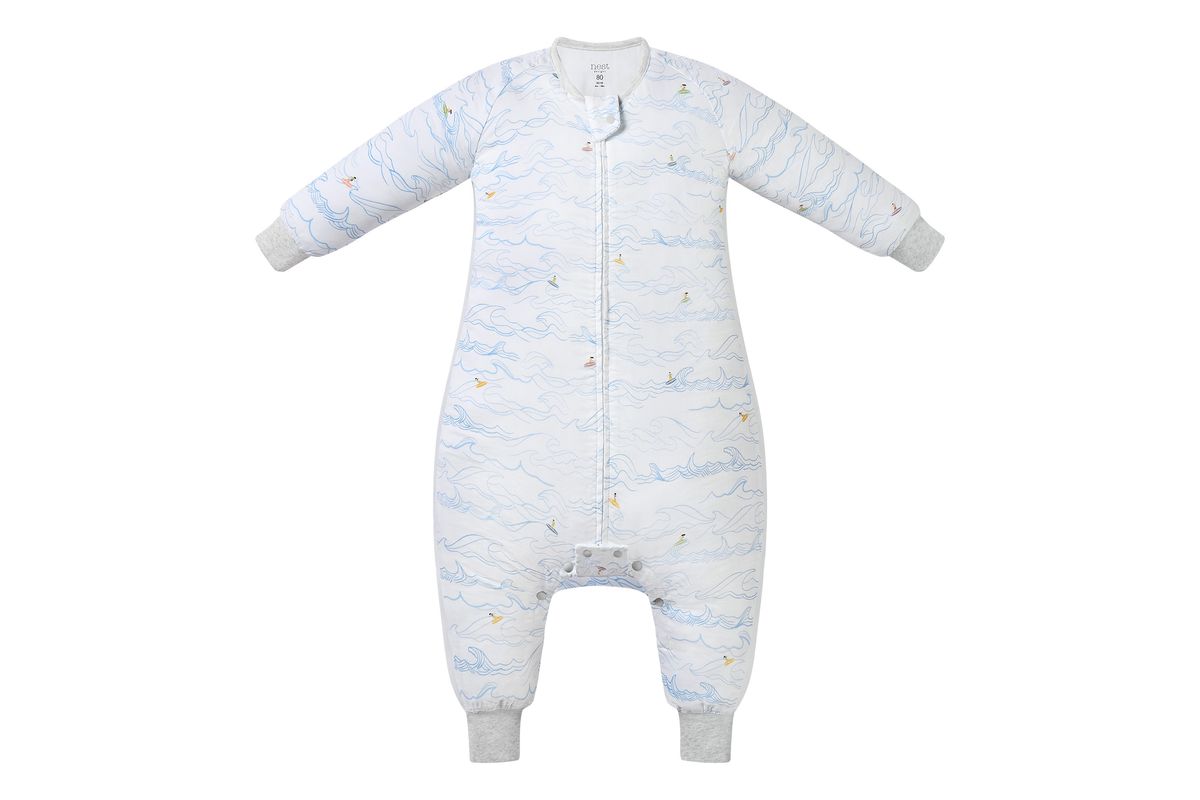 NDSS Long Sleeve Footed Sleep Bag 0.6 TOG (Bamboo Pima)