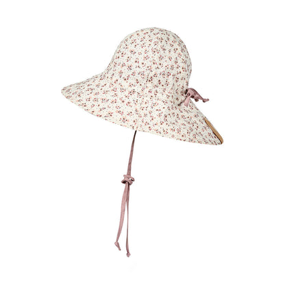 Wanderer' Panelled Bucket Sun Hat - Ruby / Rosa - Hello Kids Baby Store