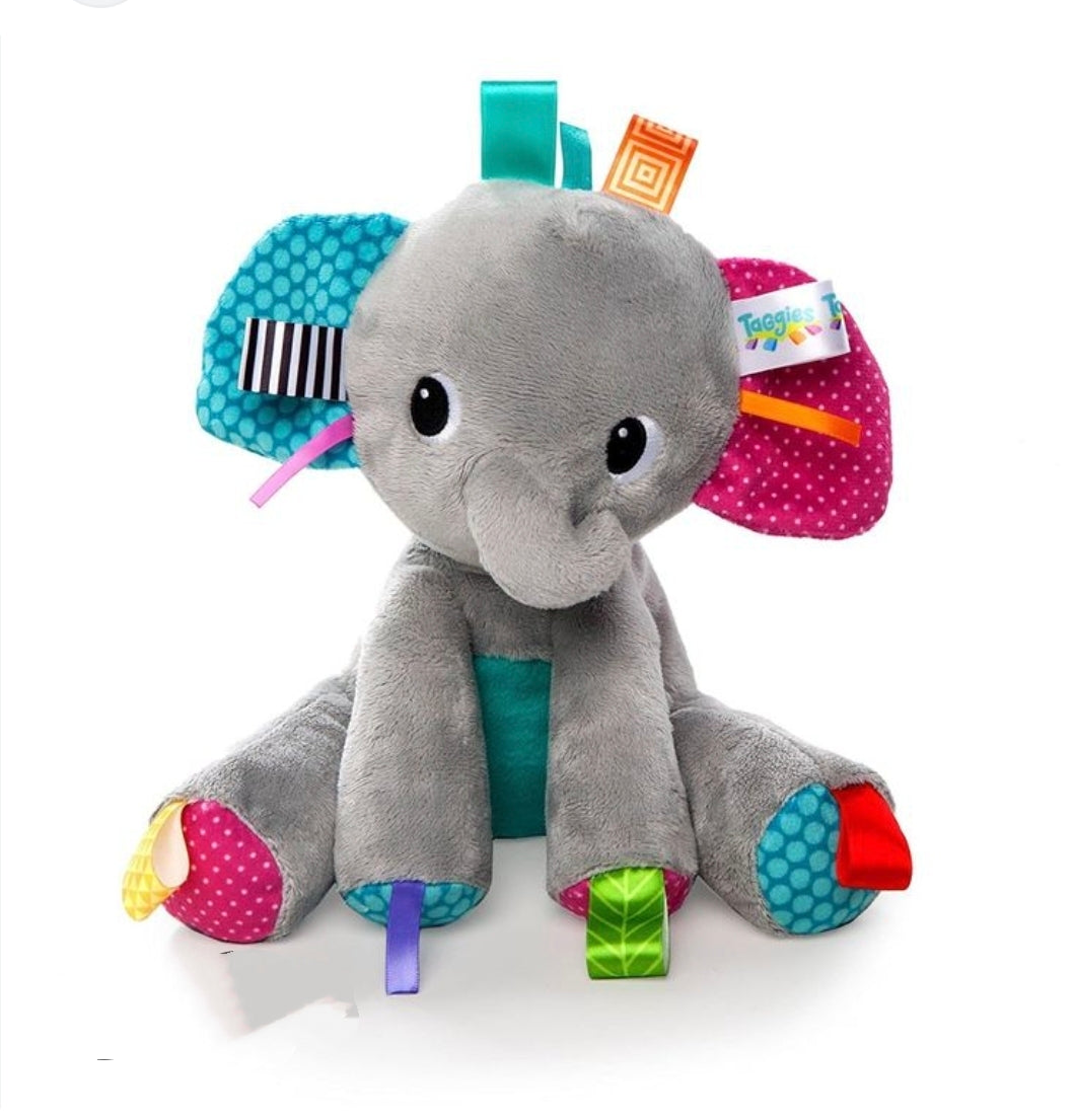 Bright Stars Pretty In Pink Tag ‘n Play Pals Elephant Baby Toy - Hello Kids Baby Store