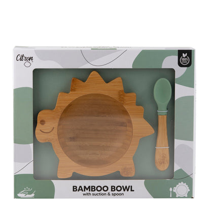 Bamboo Bowl - Dino - Hello Kids Baby Store