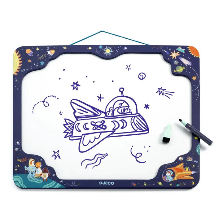 Djeco Magnetic board - Space - Hello Kids Baby Store
