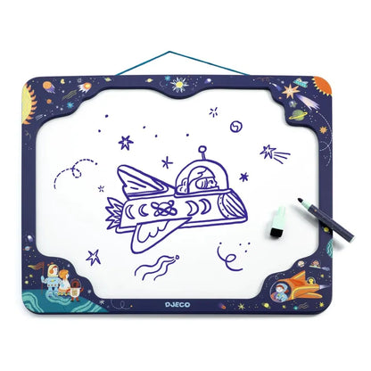Djeco Magnetic board - Space - Hello Kids Baby Store