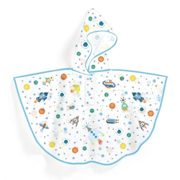 Rain cape 5-7 yo / Rocket - Hello Kids Baby Store